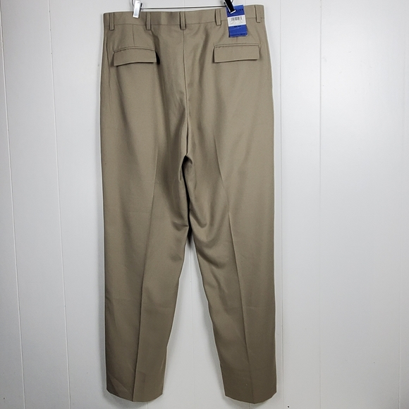 NWT Kenneth Cole Reaction khaki trouser pants 38× 34 - Picture 8 of 13